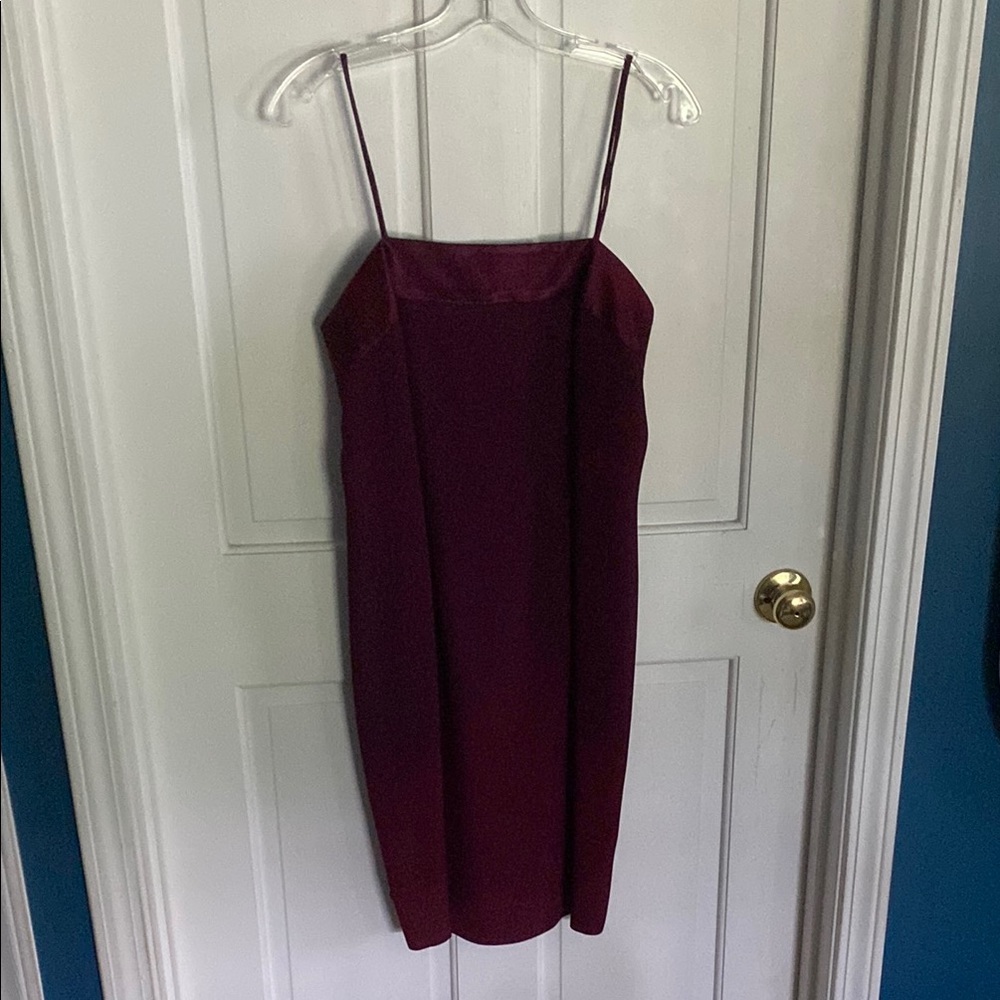 Vintage Mini Dress with Satin Accents